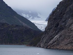 Glacier in Prins Christian Sund