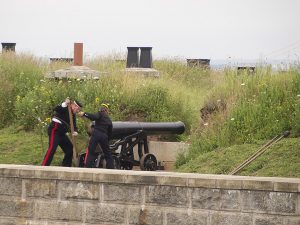 Firing the Citadel Noon Gun